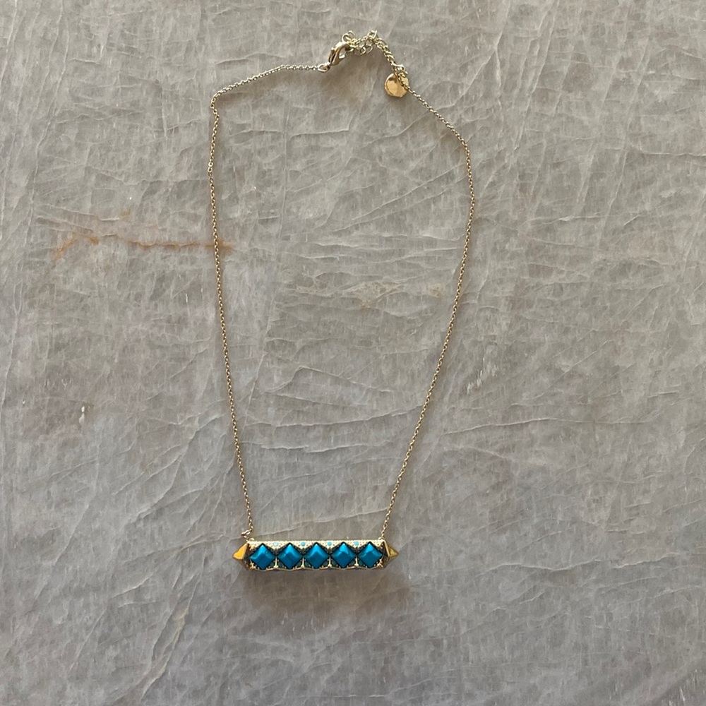 House of harlow turquoise necklace